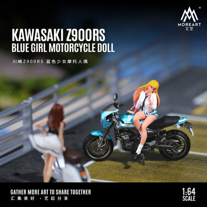 Mô hình diorama Kawasaki Z900RS MoreArt góc nghiêng