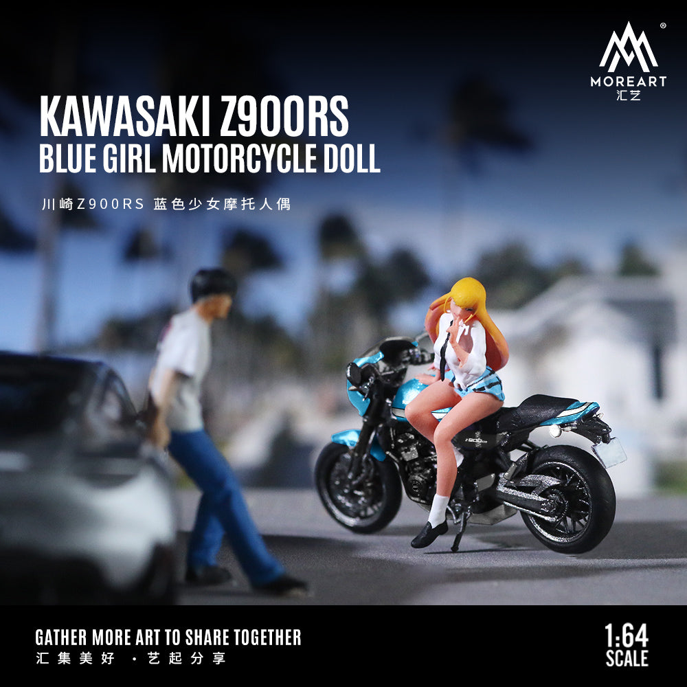Mô hình diorama Kawasaki Z900RS MoreArt chi tiết xe