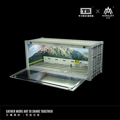 Mô hình diorama Initial D Container Time Box chi tiết