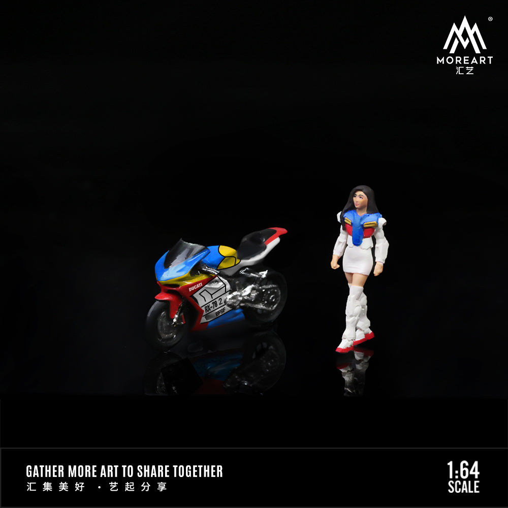 Búp bê đi kèm diorama Ducati