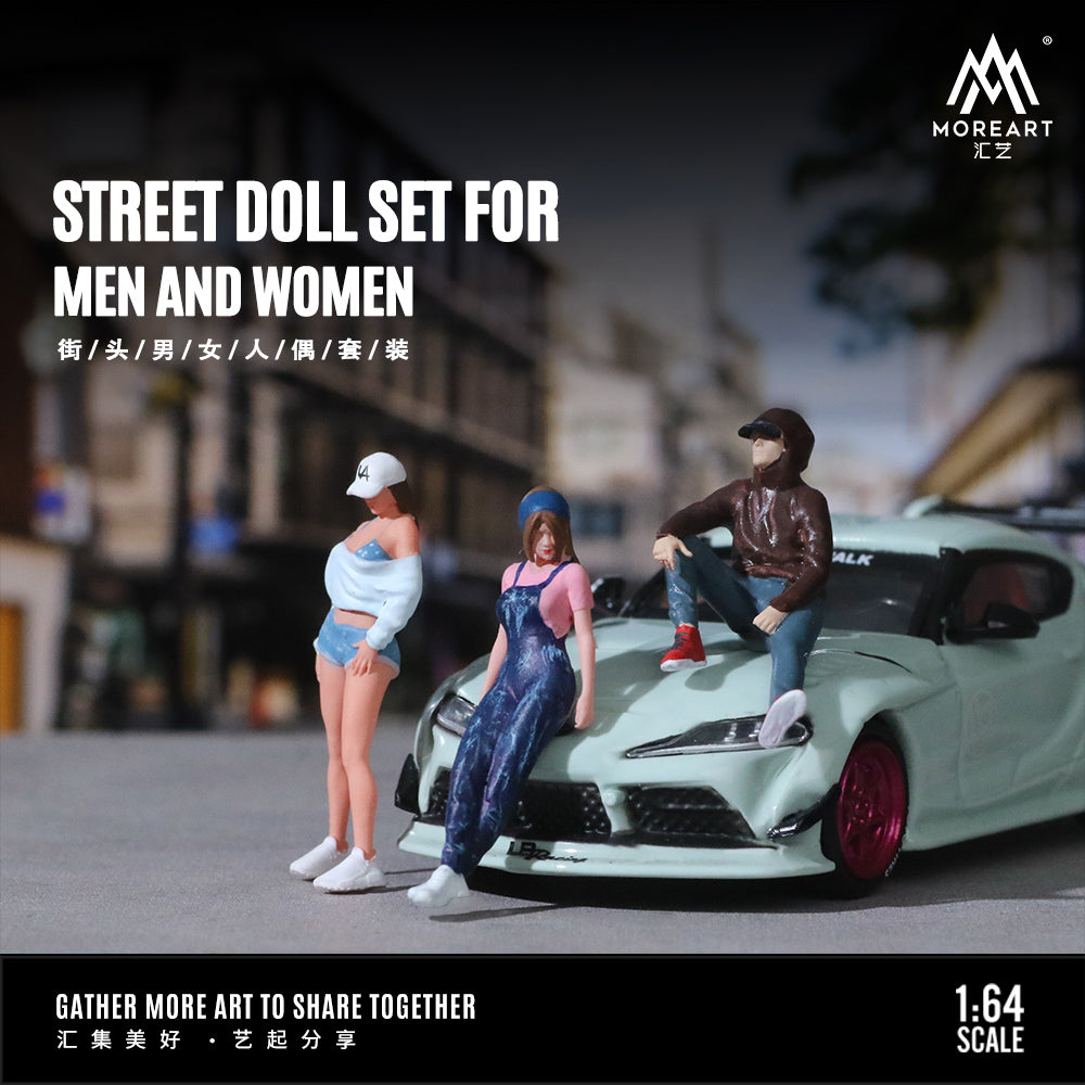 Búp bê và phụ kiện đi kèm Street Doll Set