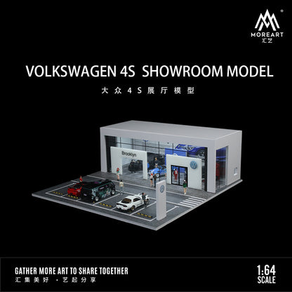 Góc trước showroom Volkswagen 4S MoreArt