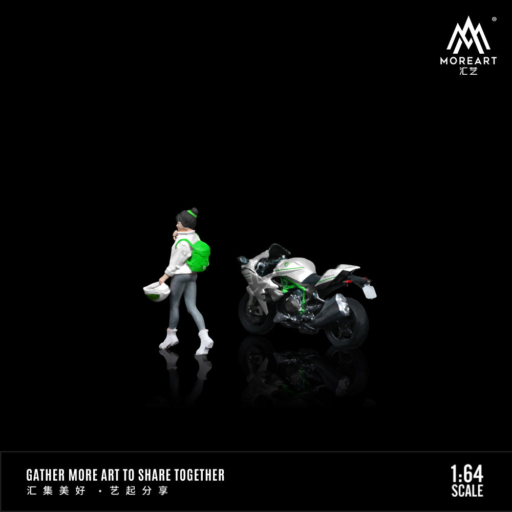 Chi tiết xe máy Kawasaki White Lace Girl