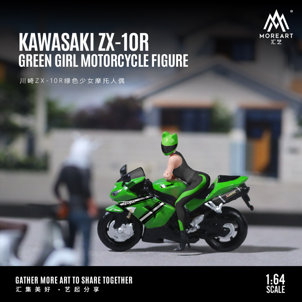 Cô gái và xe Kawasaki ZX-10R