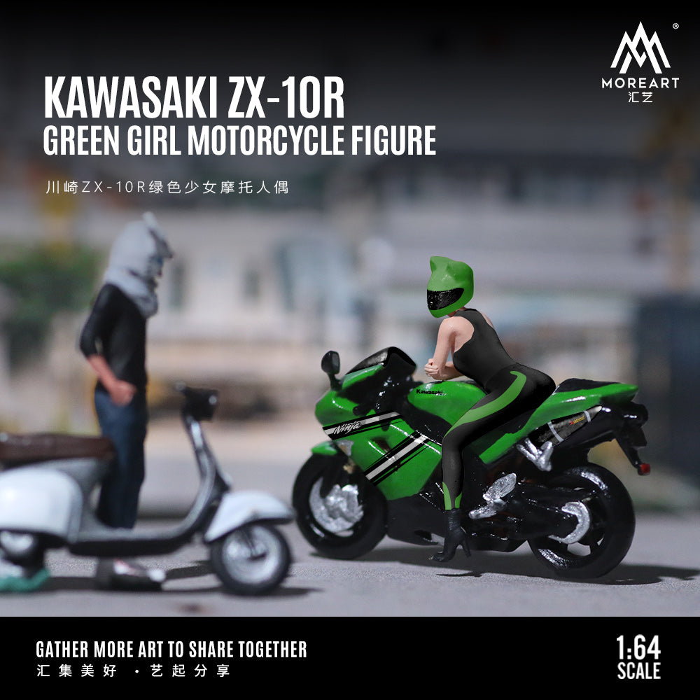 Góc nghiêng bộ diorama Kawasaki ZX-10R