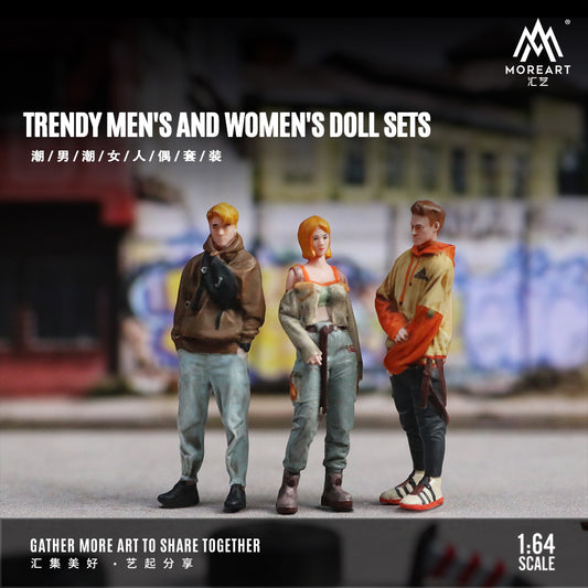 Mô hình diorama búp bê Trendy tỉ lệ 1:64 của Moreart