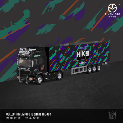 Mô hình xe container Time Micro HKS Livery
