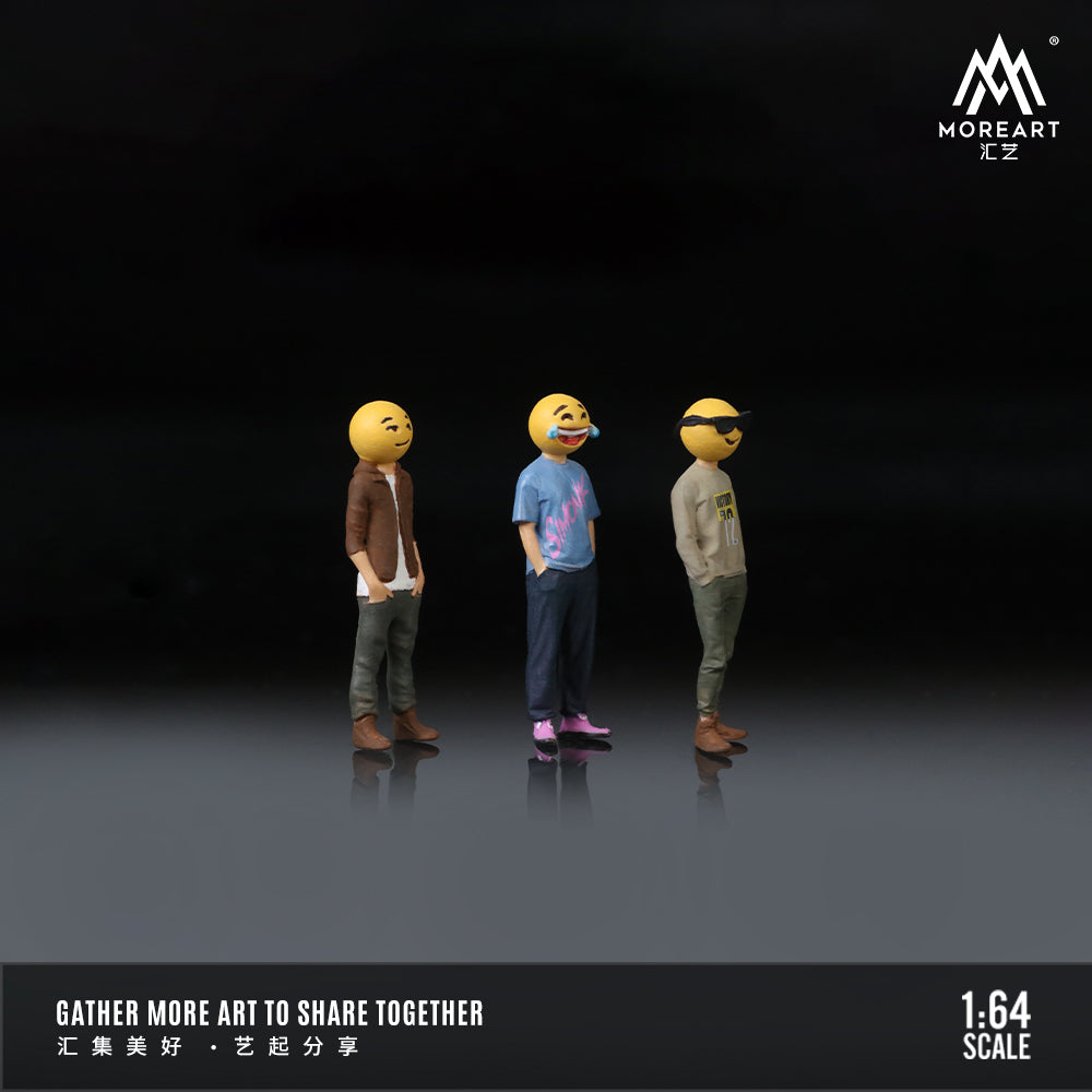 Diorama mô hình Emoji Doll