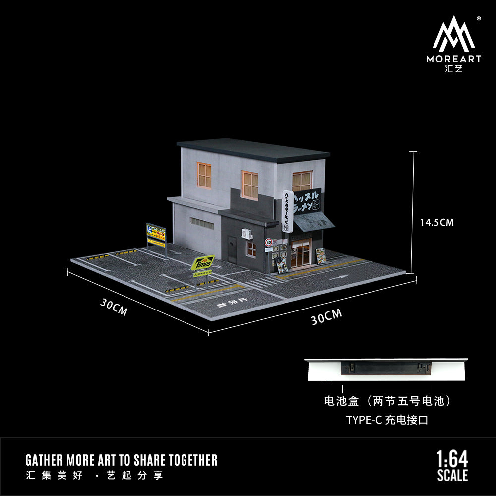 Mô hình diorama Ramen Restaurant tổng quan