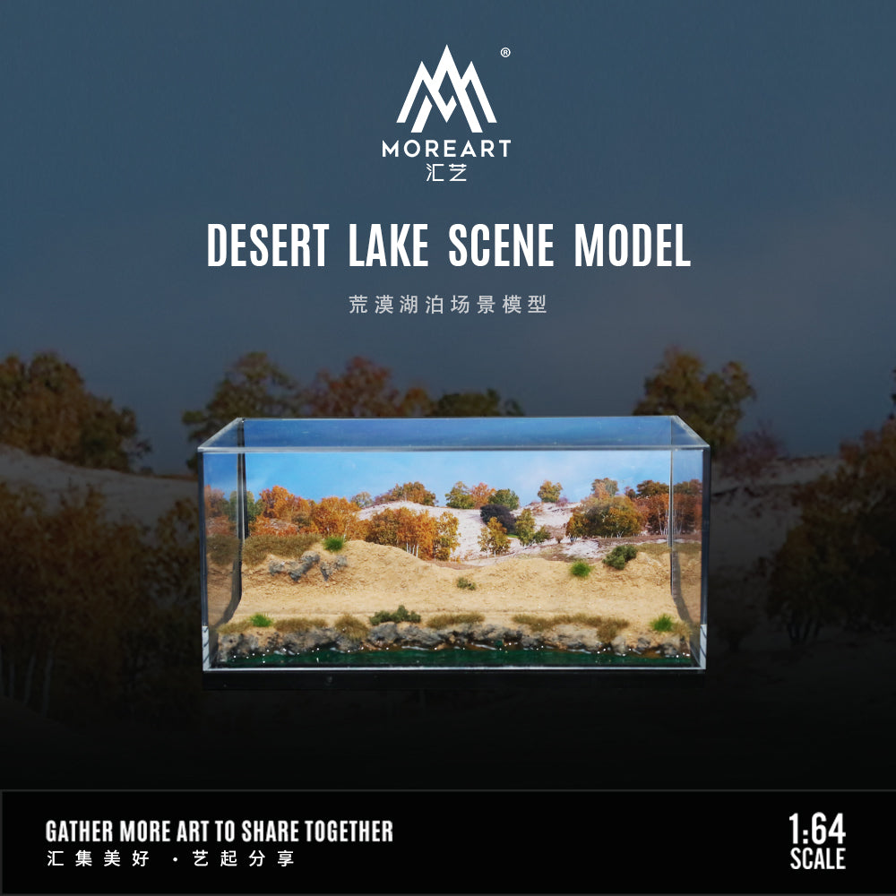 Toàn cảnh diorama Desert Lake Scene