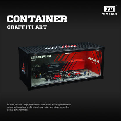 Mô hình diorama container ADVAN TIME BOX 1:64