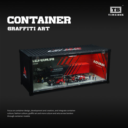 Mô hình diorama container ADVAN TIME BOX 1:64