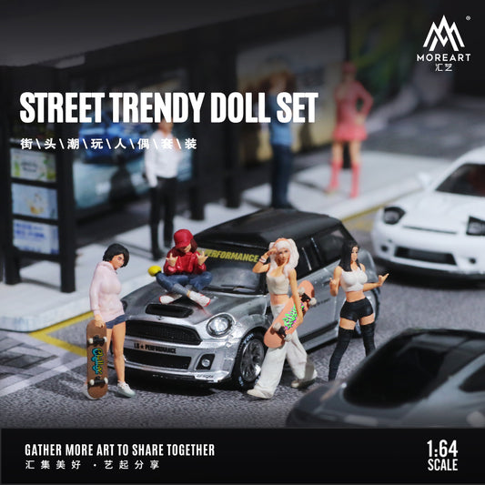 Mô hình diorama Street Style Doll MOREART 1:64