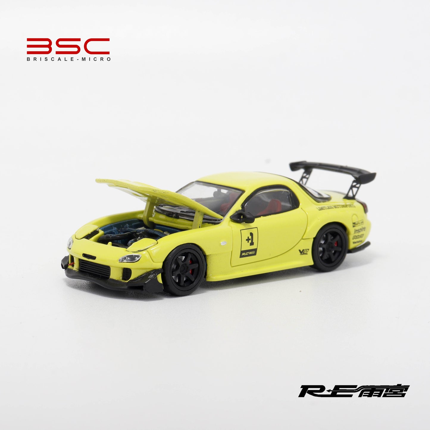 Góc trước xe Mazda RX7 FD3S Amemiya vàng