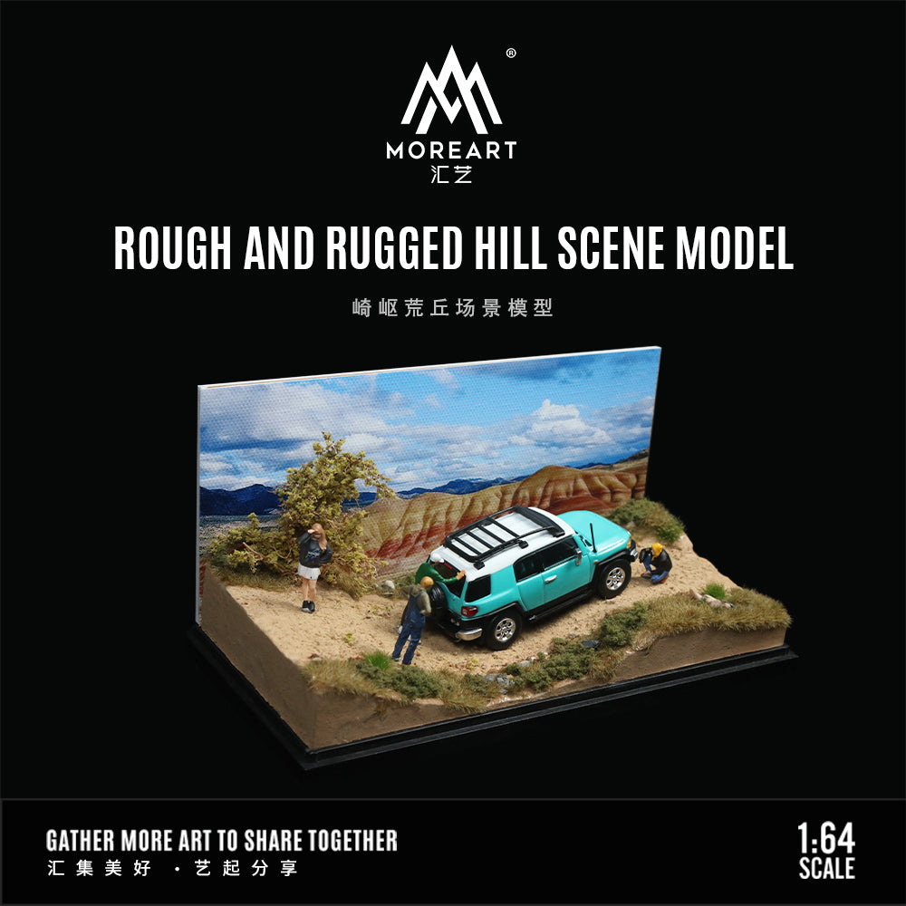 Diorama Rugged Hill MOREART cận cảnh