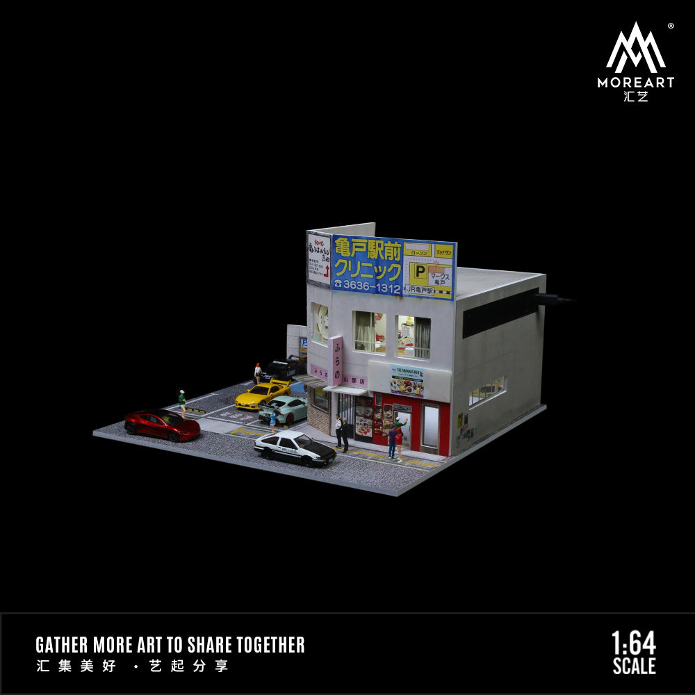 [PRE-ORDER] Mô hình diorama MOREART 1:64 Japanese Commercial Building Scene MO936406