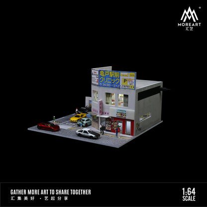 [PRE-ORDER] Mô hình diorama MOREART 1:64 Japanese Commercial Building Scene MO936406