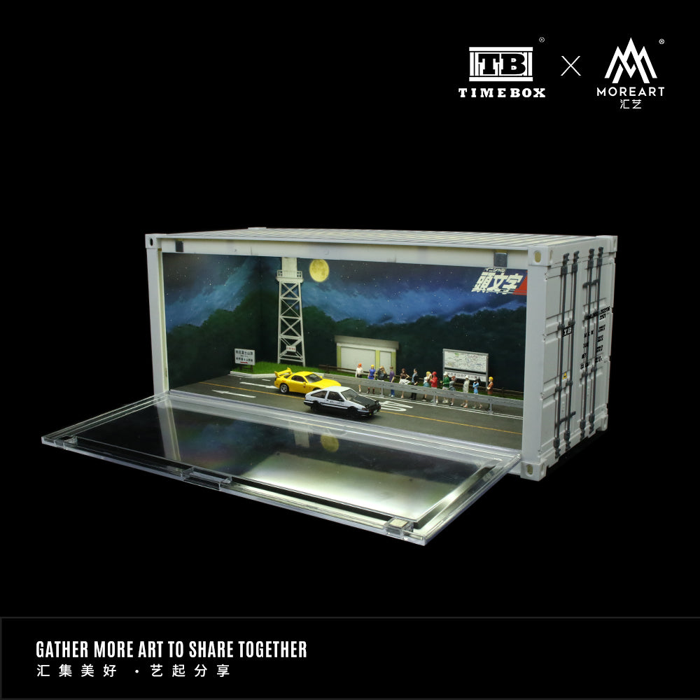 [ĐÃ RA MẮT] Mô hình diorama TIME BOX 1:64 Non-Alloy Initial D Container Scene Edition, Model B, TB400203