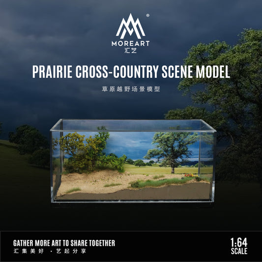 Mô hình diorama Moreart 1:64 Grassland Off-Road Scene sống động