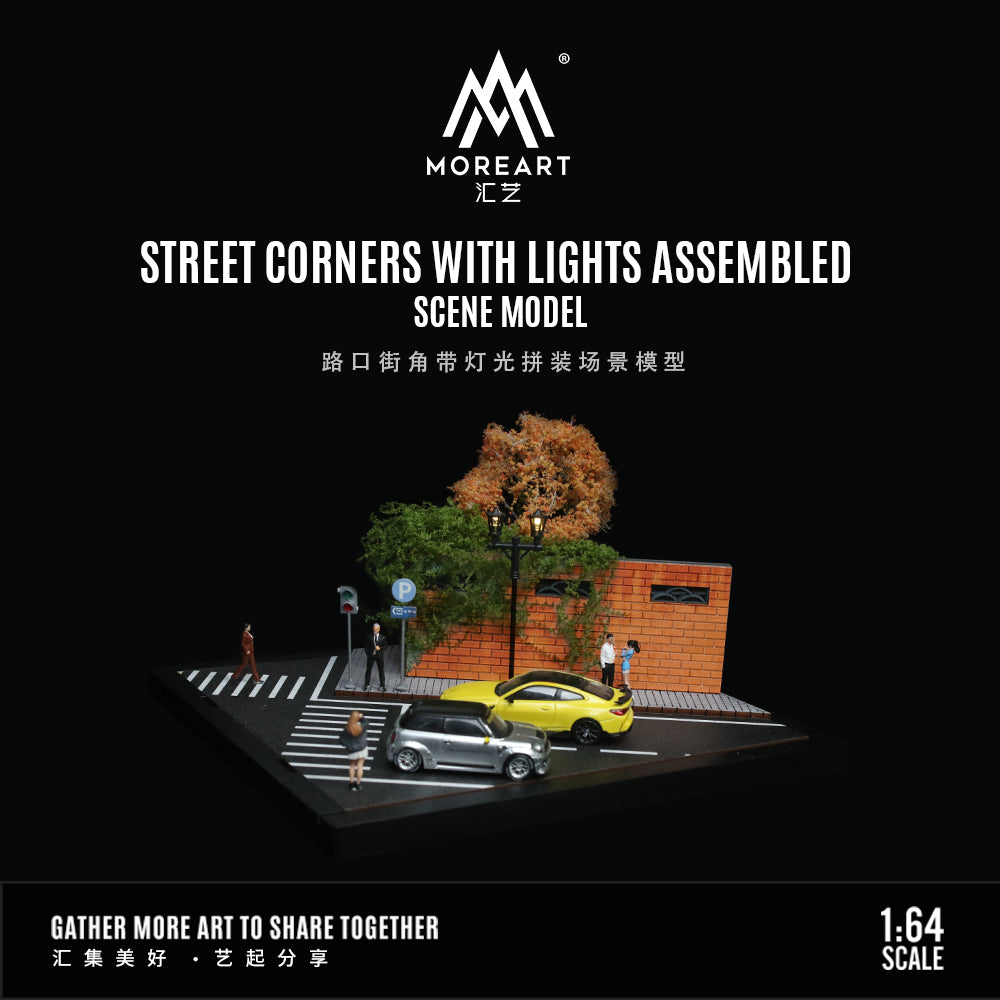 Diorama Street Corner MOREART 1:64