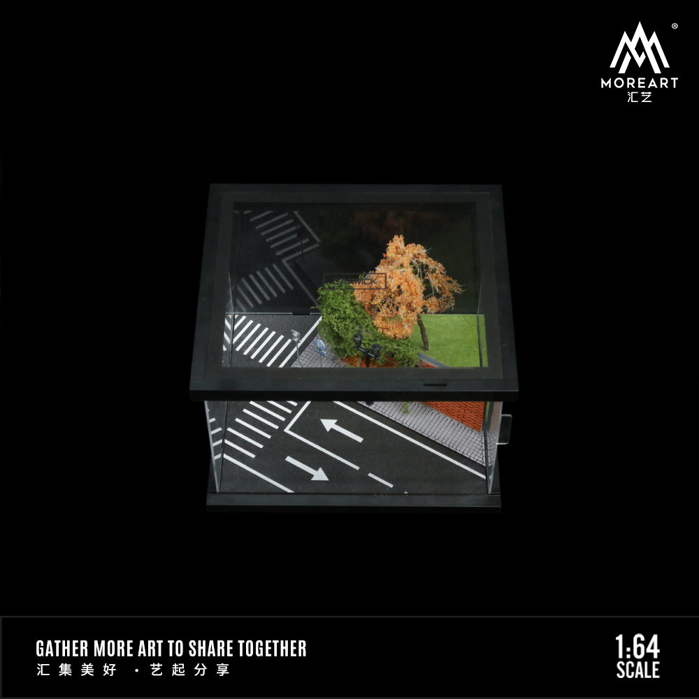 Mô hình góc phố có đèn