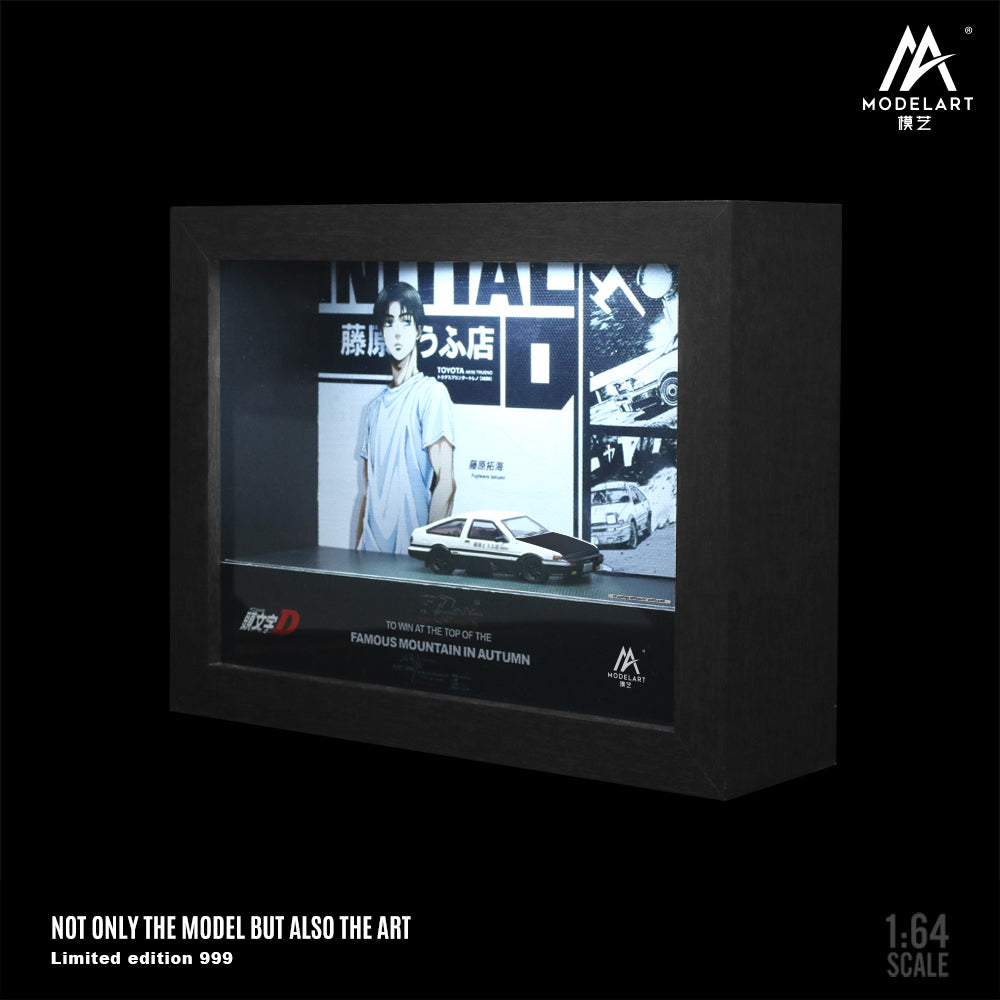 Góc trước xe AE86 Closed-Light của Model Art