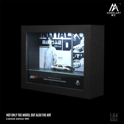 Góc trước xe AE86 Closed-Light của Model Art