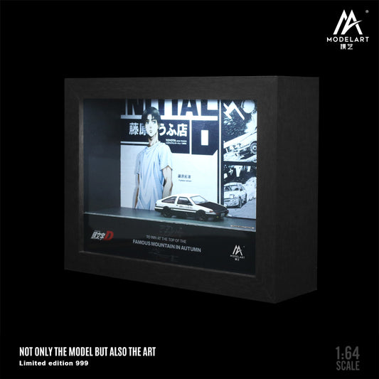 Góc trước xe AE86 Closed-Light của Model Art