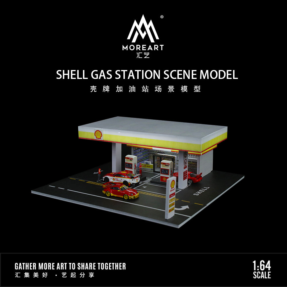 Toàn cảnh Diorama Shell Gas Station MoreArt