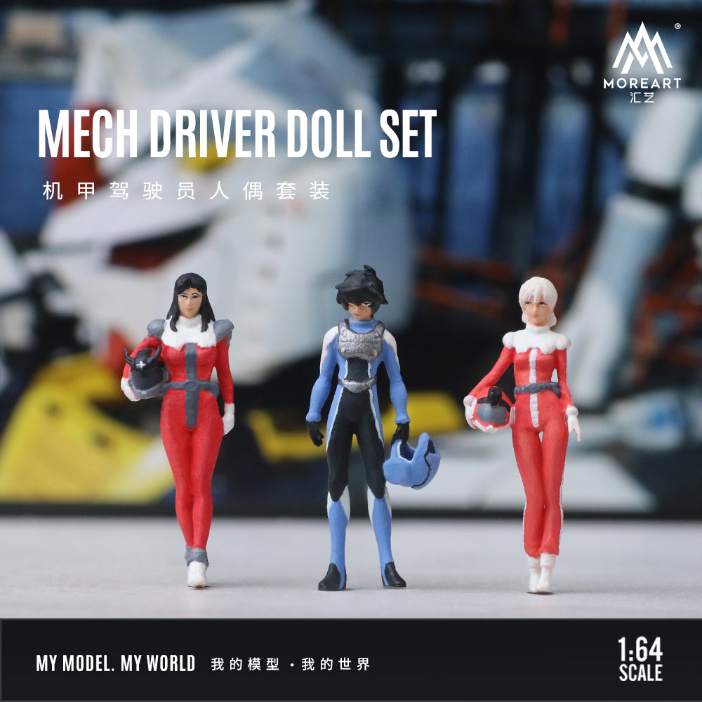Mô hình diorama MOREART Mech Pilot Figure Set