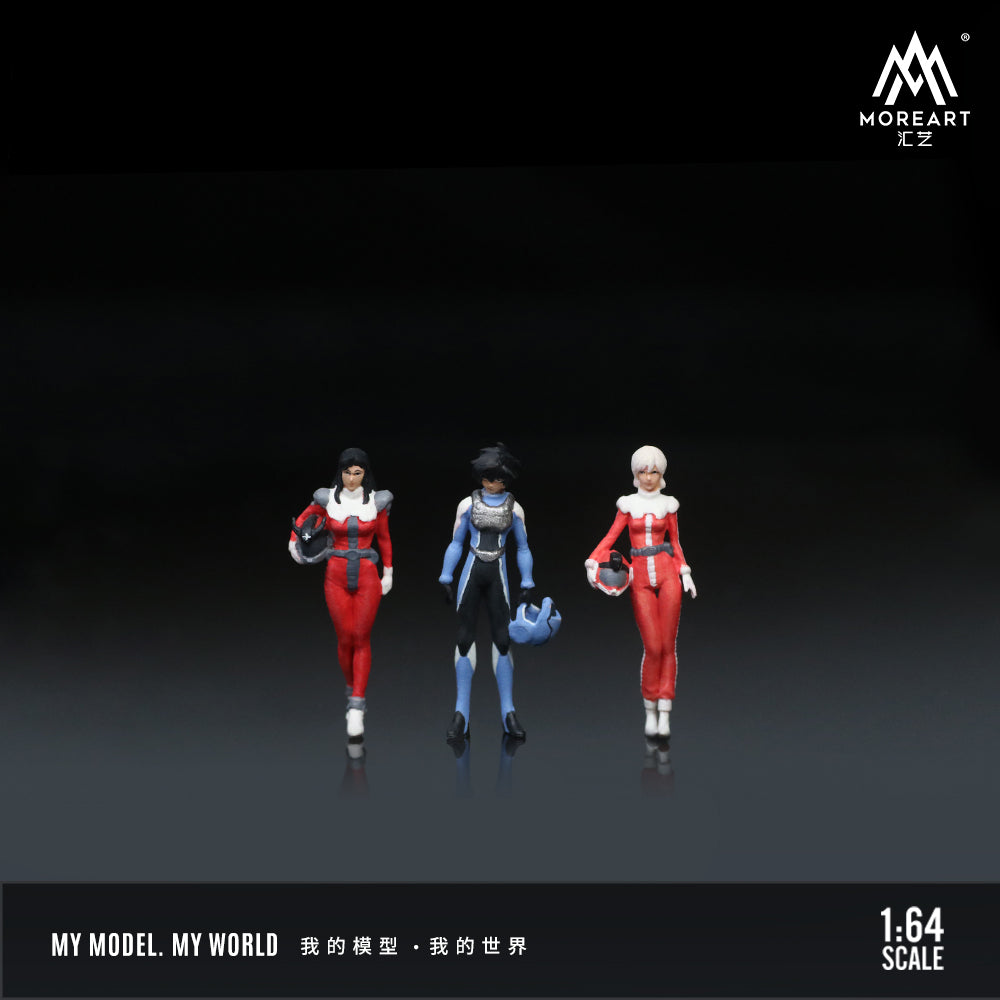 Mô hình diorama Mech Pilot Figure Set nhìn từ trên xuống