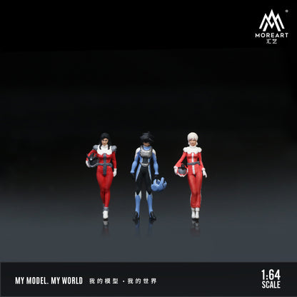 Mô hình diorama Mech Pilot Figure Set nhìn từ trên xuống