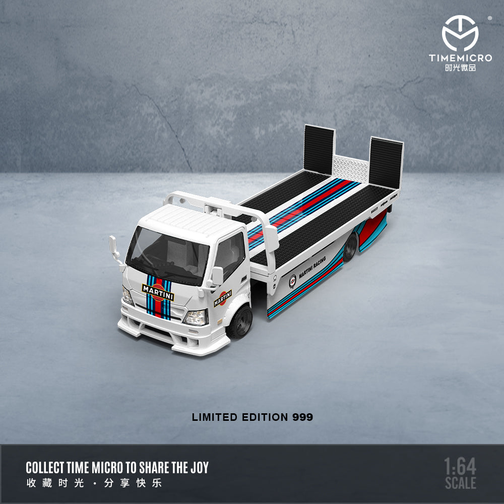 Mô hình xe TIME MICRO H300 Flatbed Transport Trailer-Martini