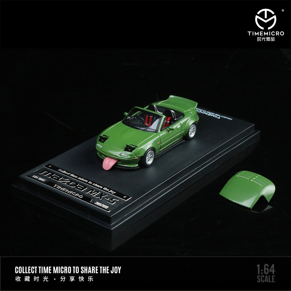 Góc trước xe Mazda MX5 Green Time Micro 1:64