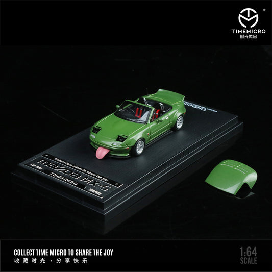 Góc trước xe Mazda MX5 Green Time Micro 1:64