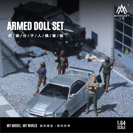 Tổng quan diorama Armed Militant Doll Set