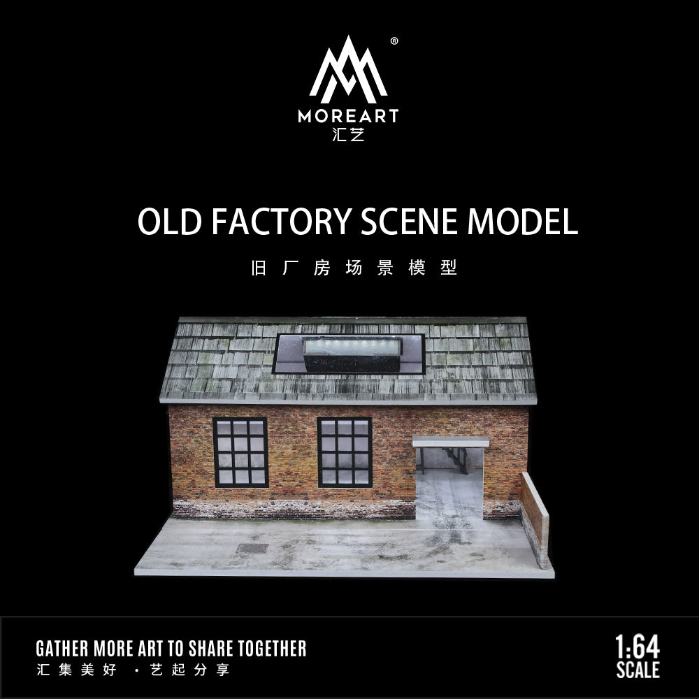 Tổng quan mô hình Diorama Old Factory Lighting Scene