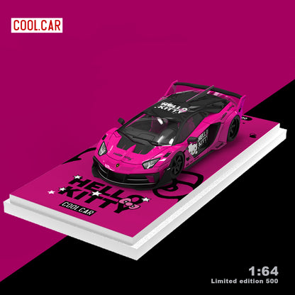 Ảnh tổng thể xe Lamborghini GTEVO Kitty Deep Pink