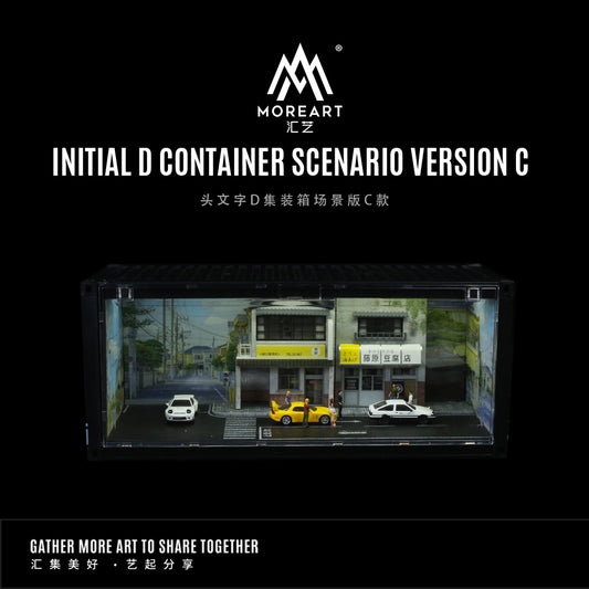 Mô hình diorama Initial D Container Scene Edition tổng thể