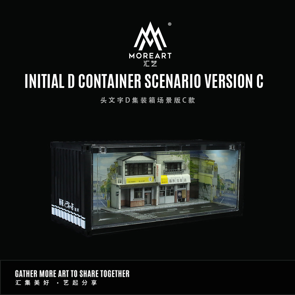 Mô hình diorama Initial D Container Scene Edition container