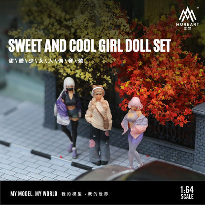 Búp bê và phụ kiện đi kèm Sweet and Cool Girl Doll