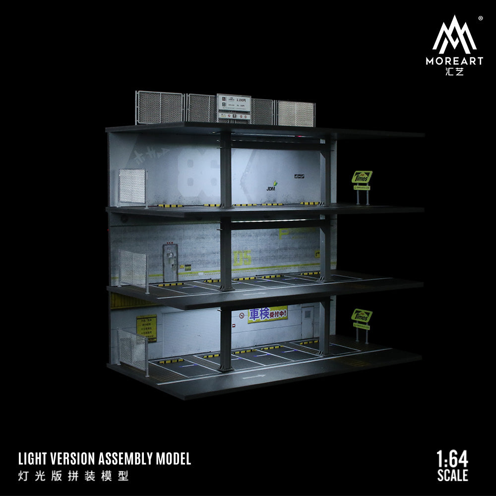 Góc nghiêng diorama garage tỉ lệ 1:64