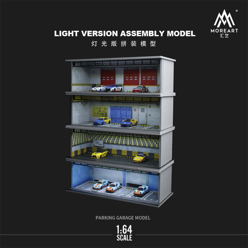 Mô phỏng ánh sáng diorama bãi đỗ xe