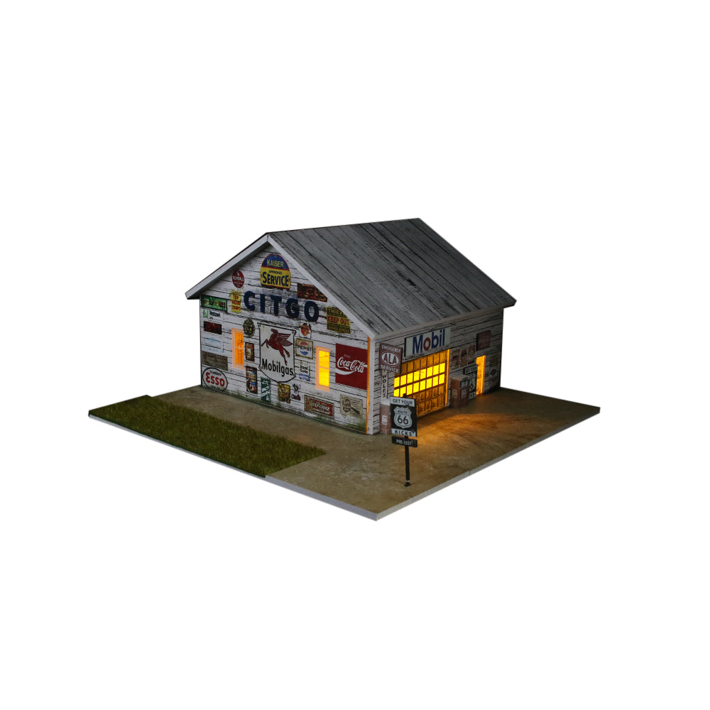 Cách bố trí không gian bên trong diorama