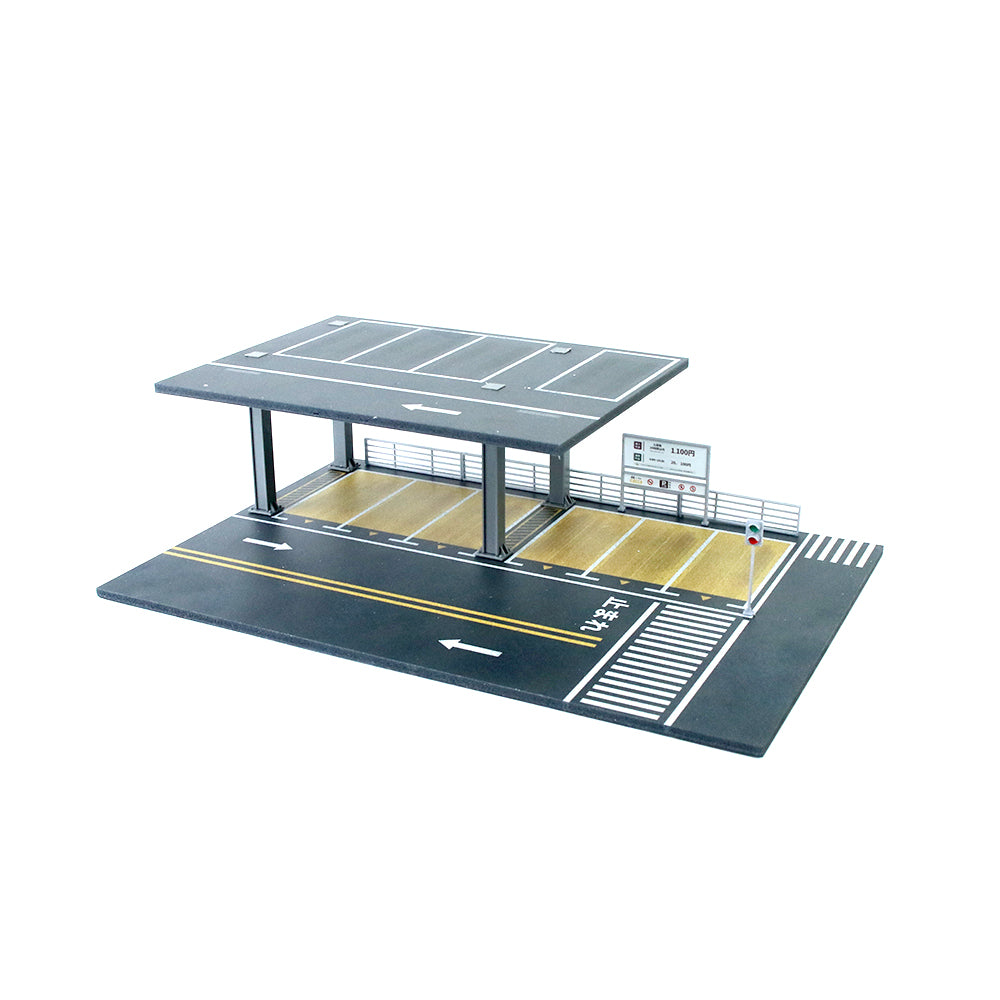Steel Frame Platform Assembled Scene B Model
