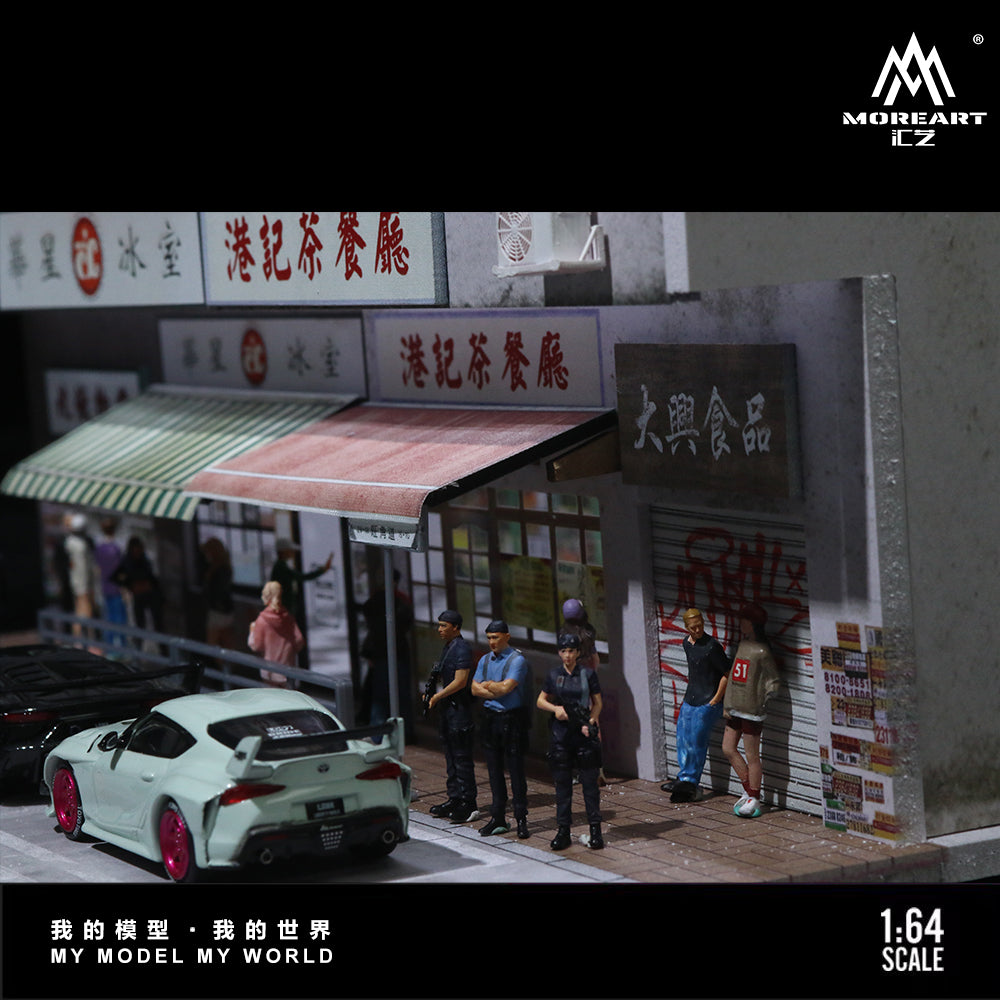 Cận cảnh một góc phố diorama