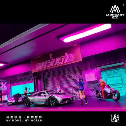 Góc trái Diorama Cyberpunk 2002