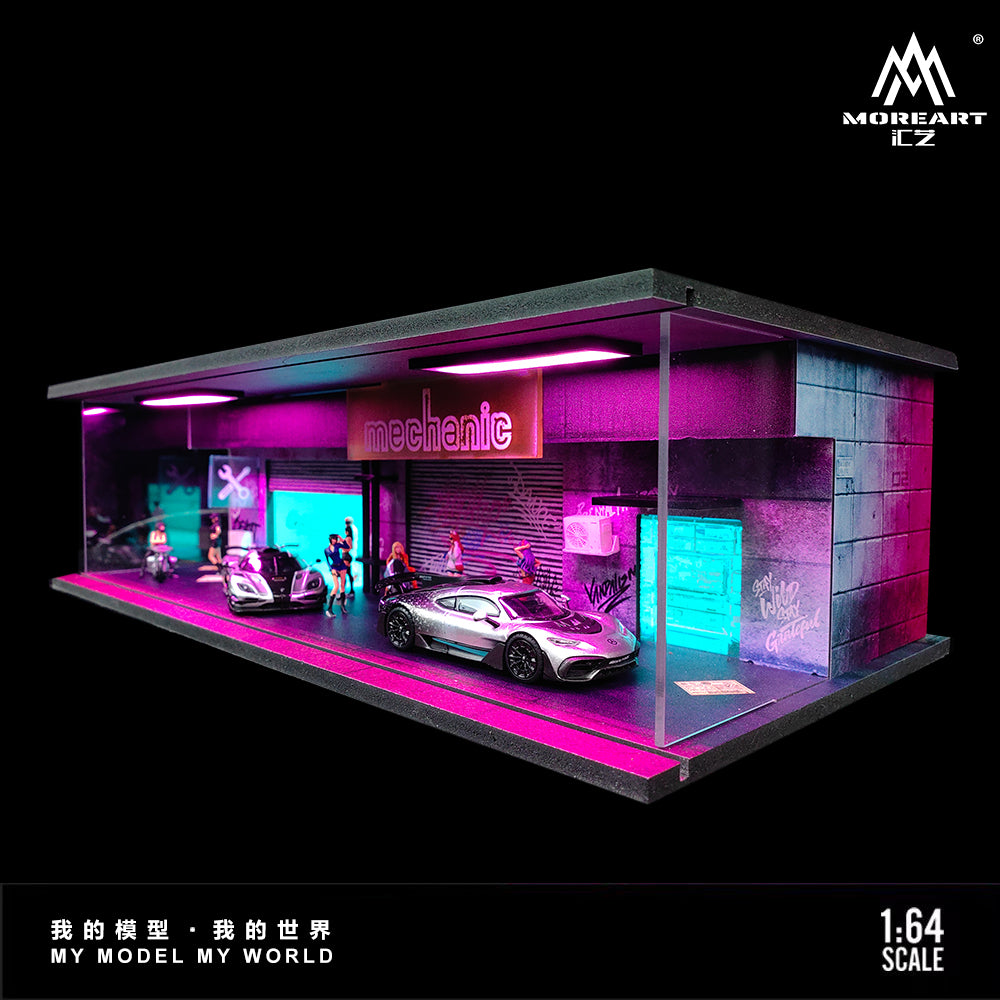 Ánh sáng Diorama Cyberpunk 2002