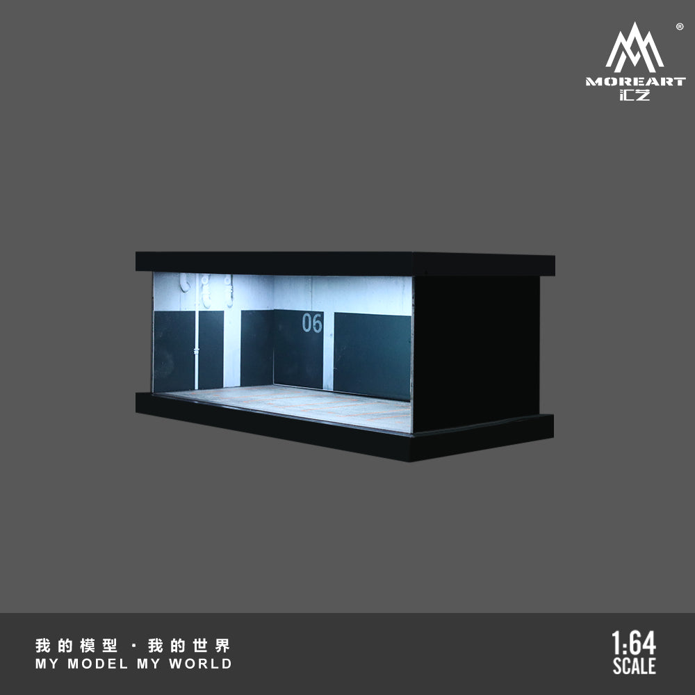Mô hình diorama MOREART 1:64 0607 Parking Lot Four-Lane Assembly Scene MO960122