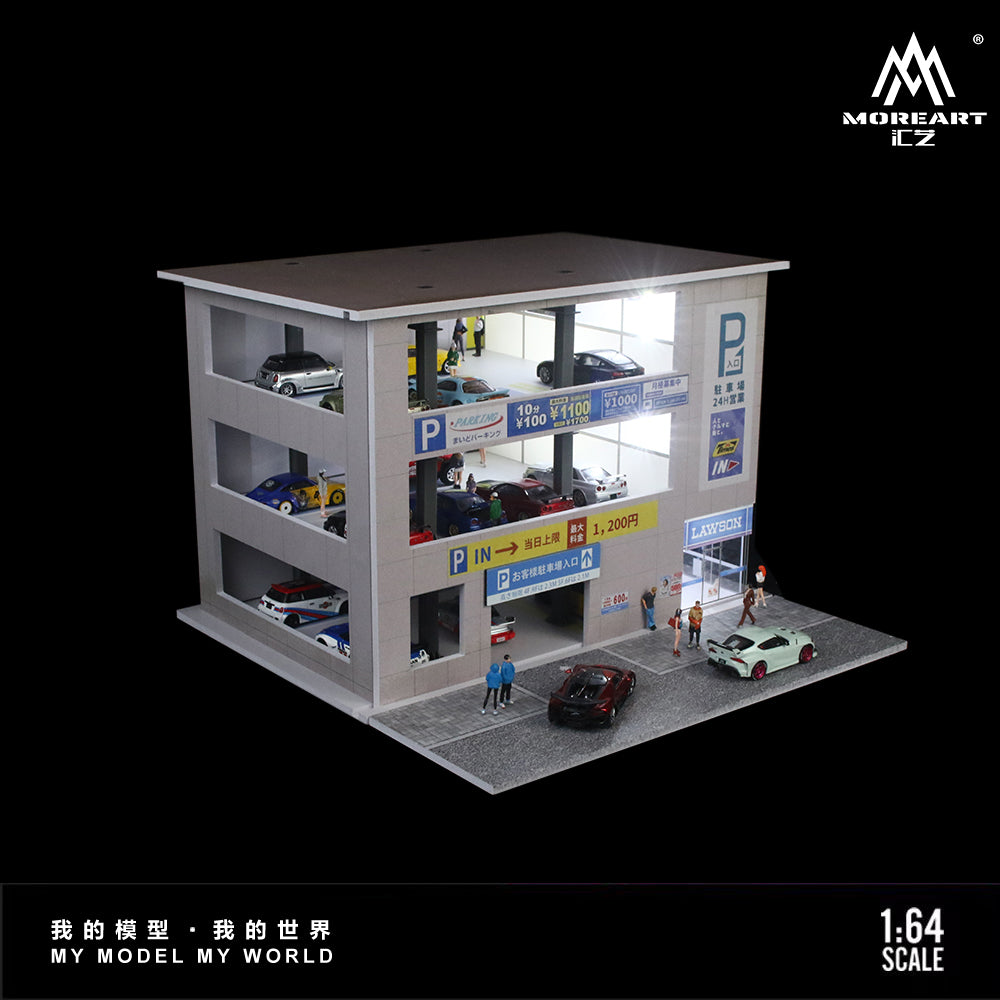 Bãi đỗ xe diorama Japanese Parking MoreArt